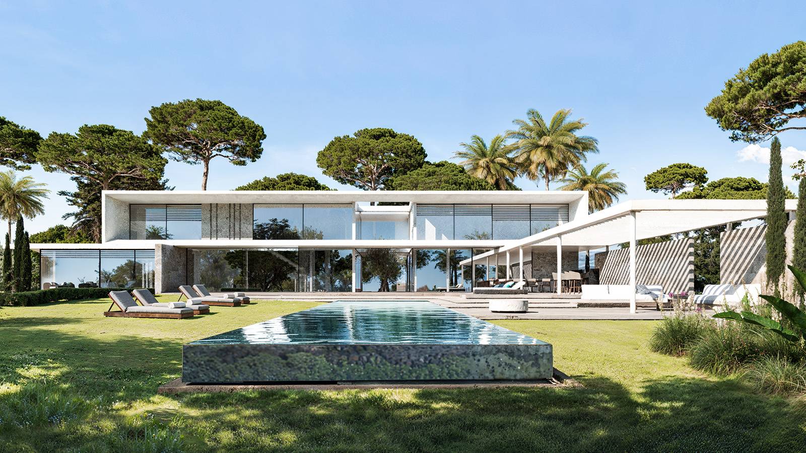5 plus belles maisons contemporaines d'architecte Cap Antibes