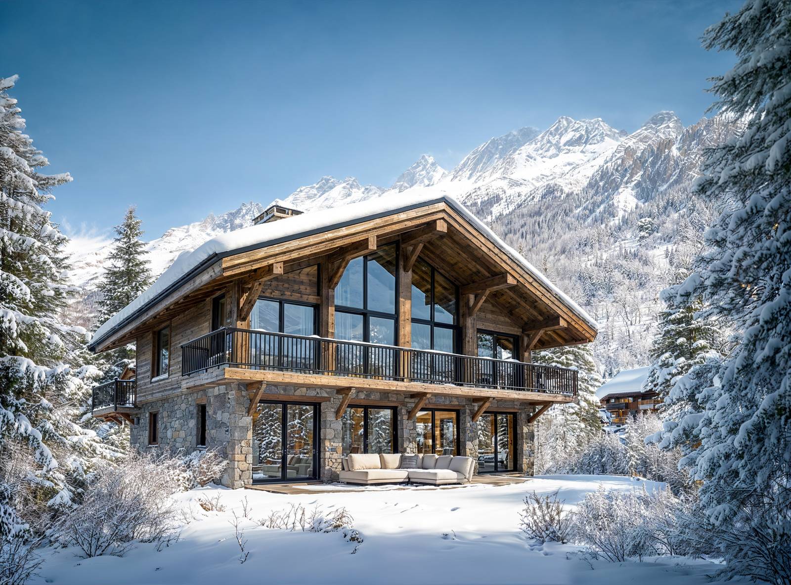 Architecte Megève chalet luxe