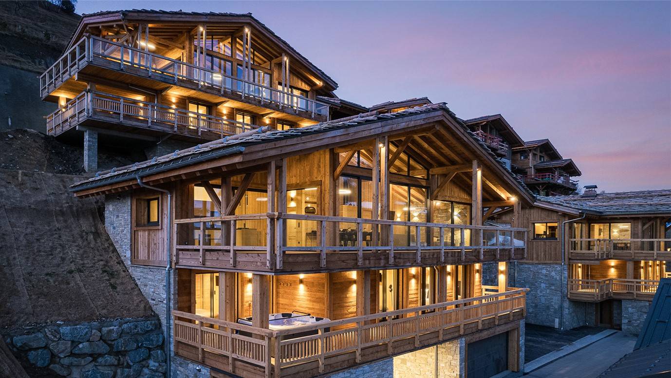 Architecte chalet luxe intérieur design Deux Alpes