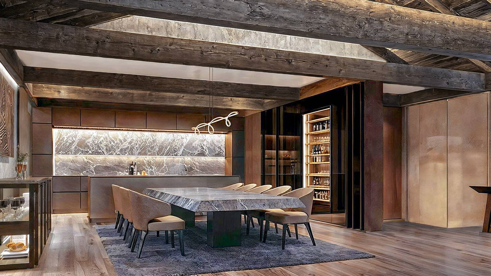 Architecte reconnu pour décoration intérieure chalet haut de gamme Alpes