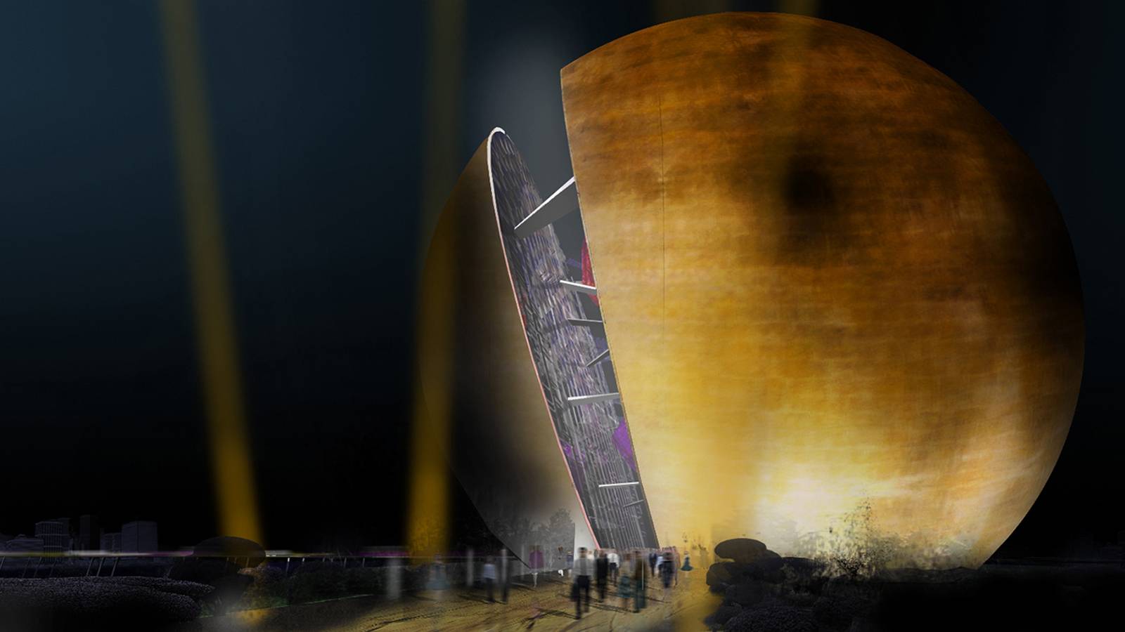 conception d'un opéra à Séoul, Corée du Sud