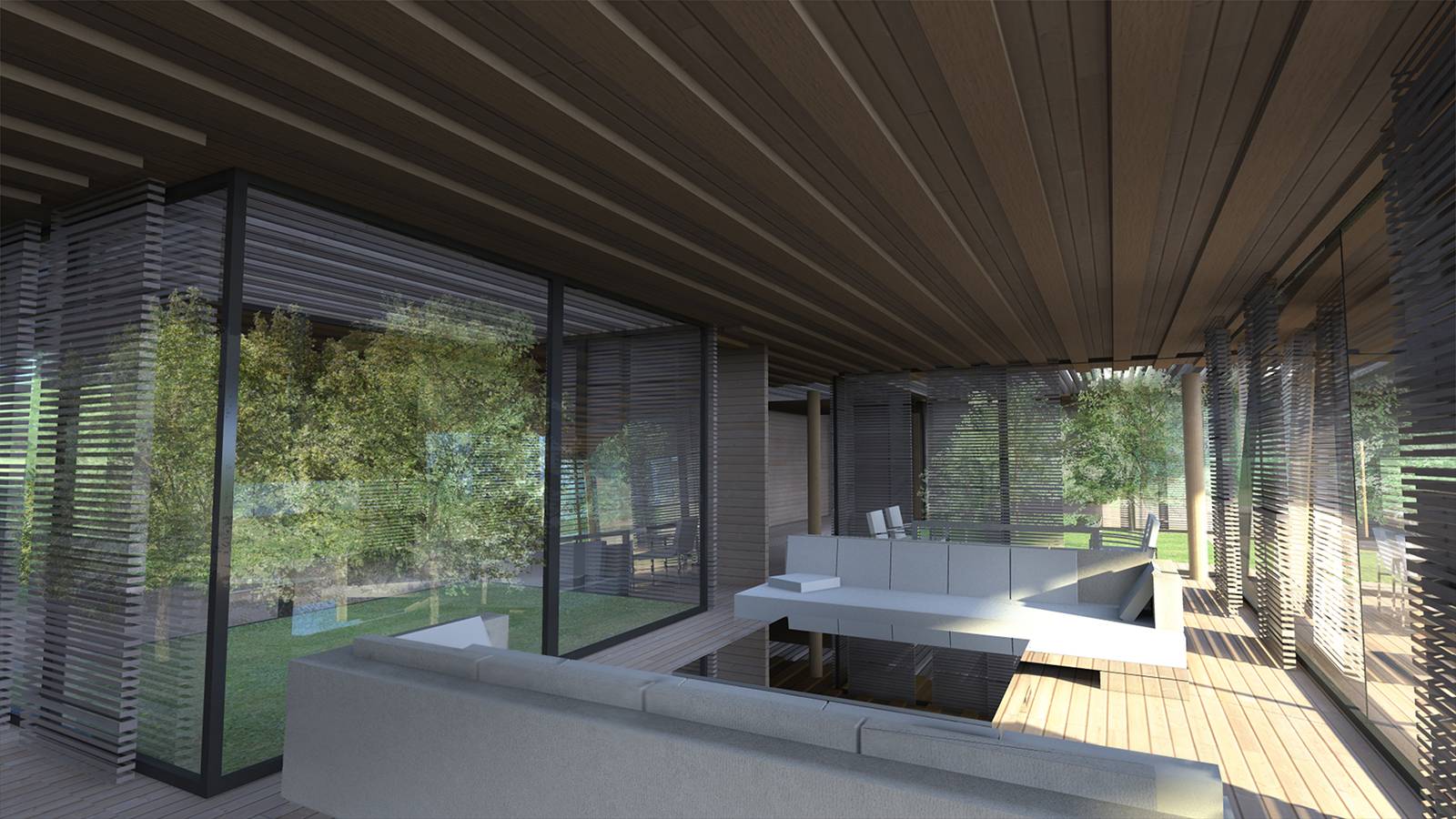 Maison d'architecte moderne ossature bois à Aix en Provence