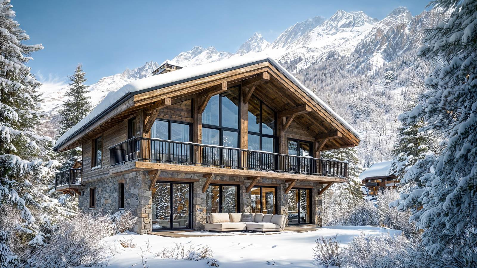 architecte Megève chalet intérieur d'exception