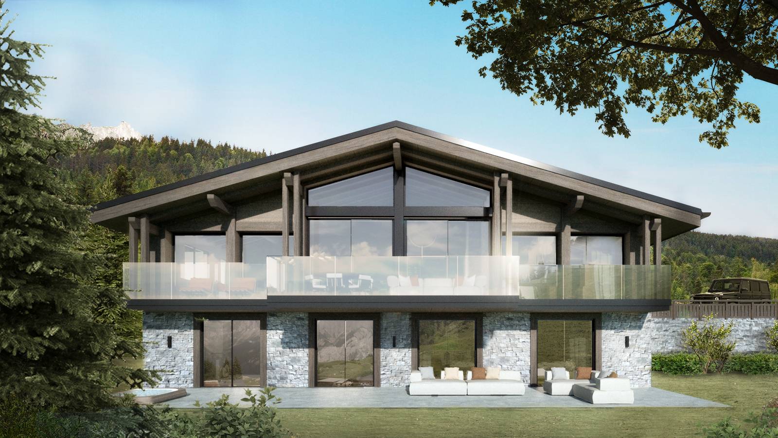 architecte chalet prestige Courchevel