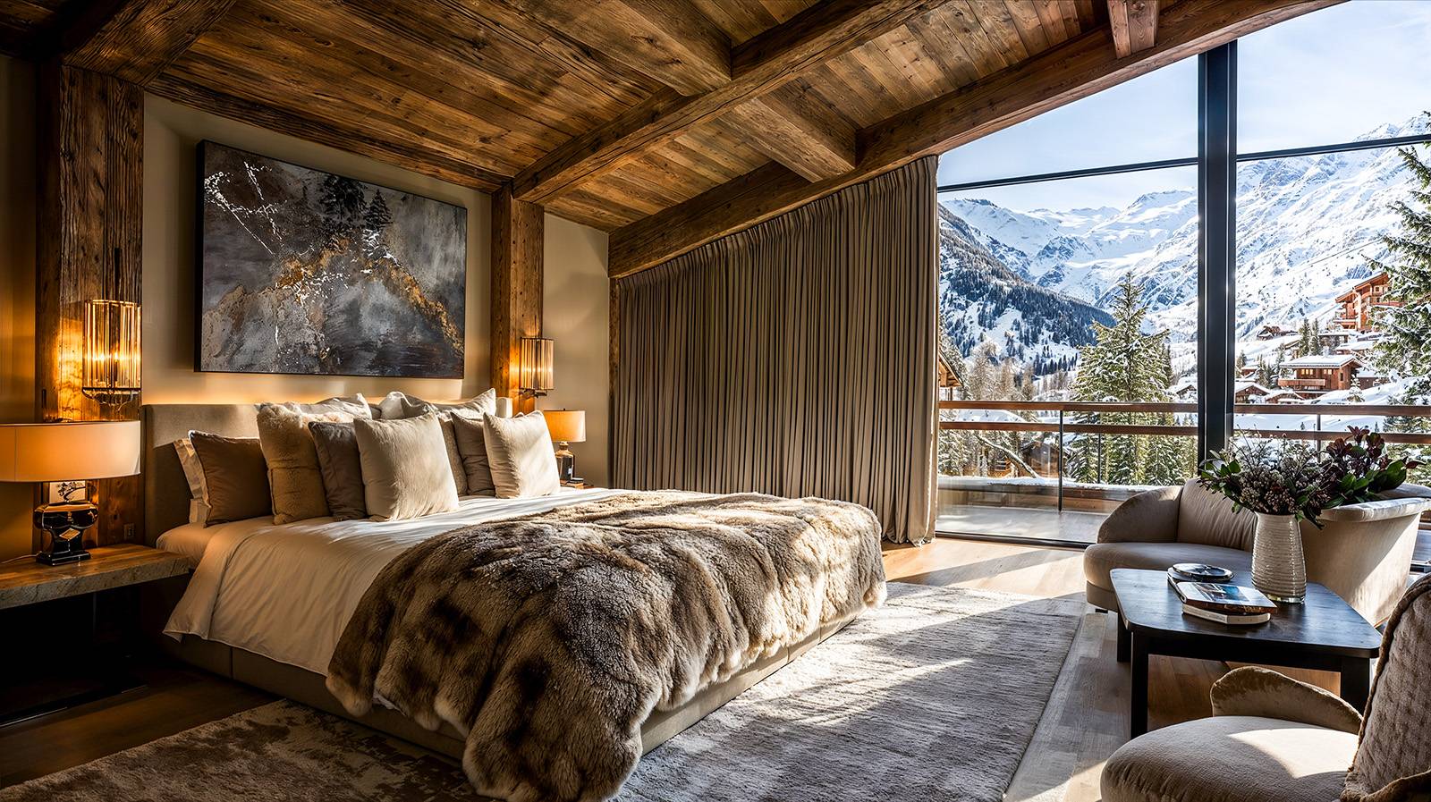 architecte intérieur Chamonix rénovation luxueuse chalet