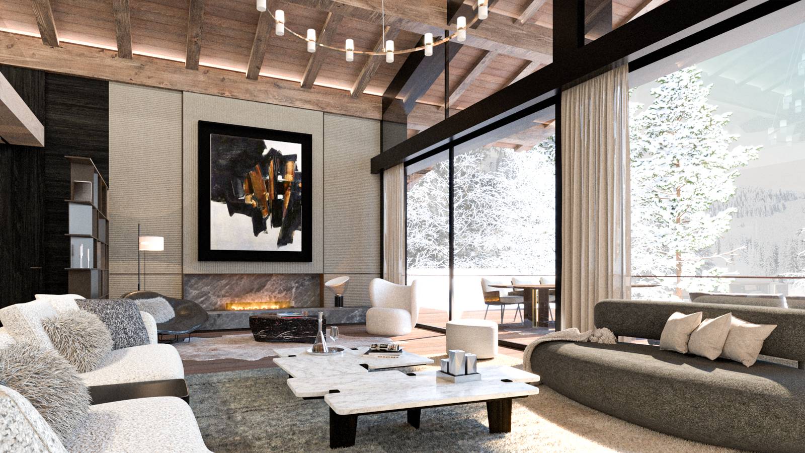 architecte intérieur pour chalet Megève