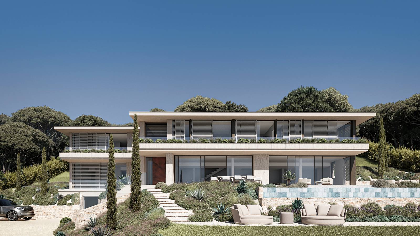 architecte maison contemporaine Grimaud