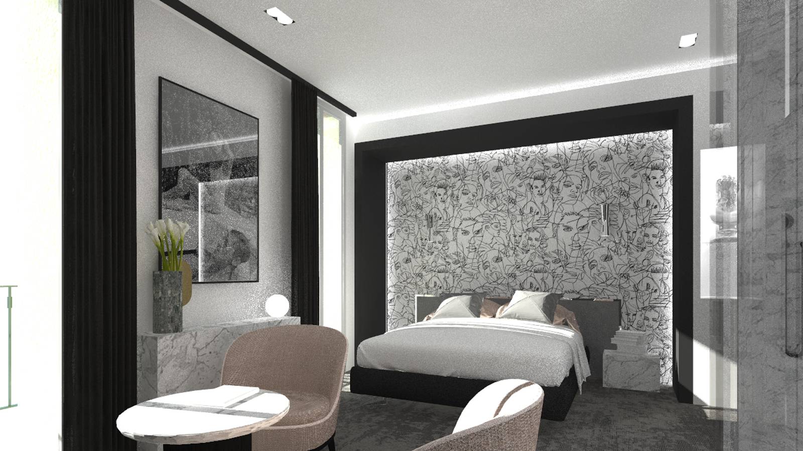 architecte pour rénovation luxe hotel cannes
