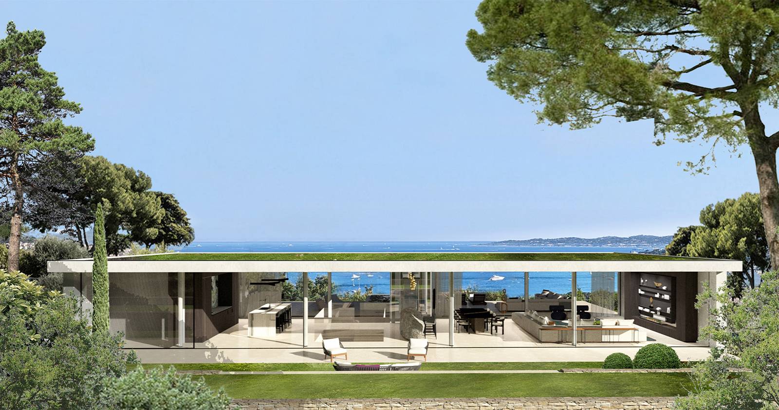 architecte villa contemporaine luxe Saint Tropez
