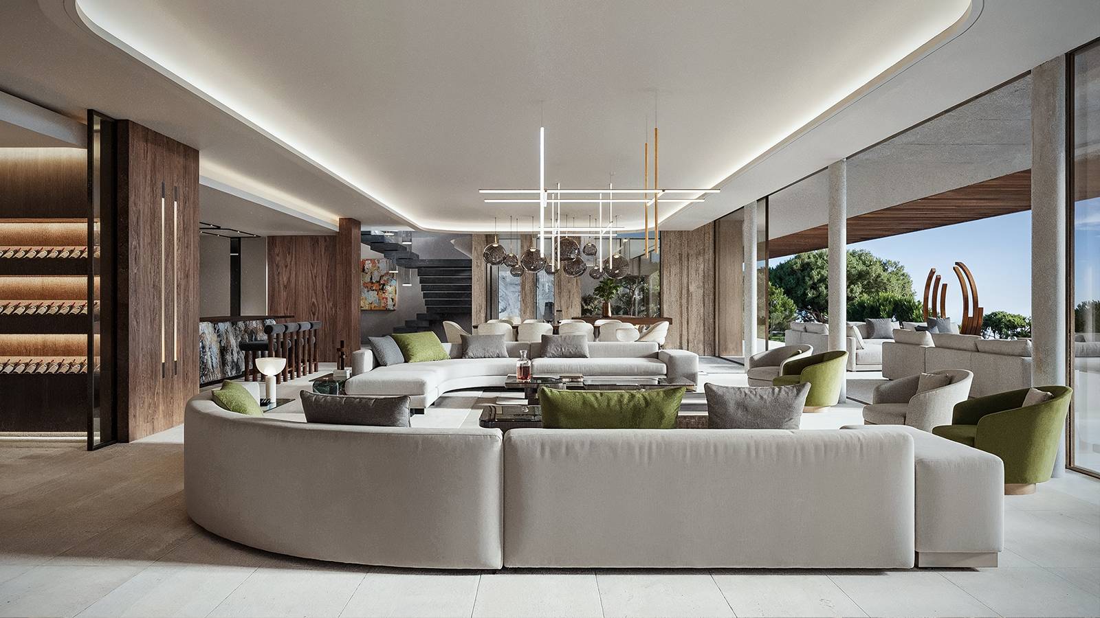 décoration contemporaine St Tropez