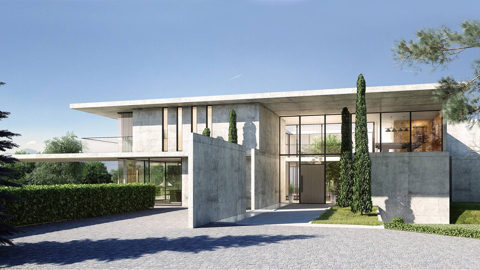 maison contemporaine luxueuse à Saint-Cyr-au-Mont-d'Or