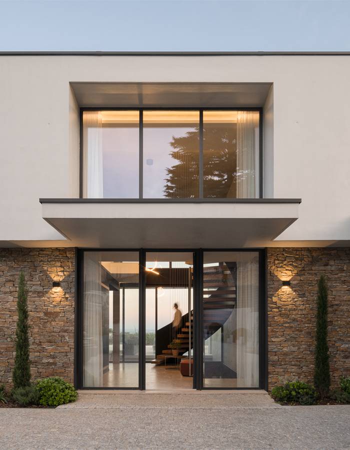 maison moderne en pierre Cannes 