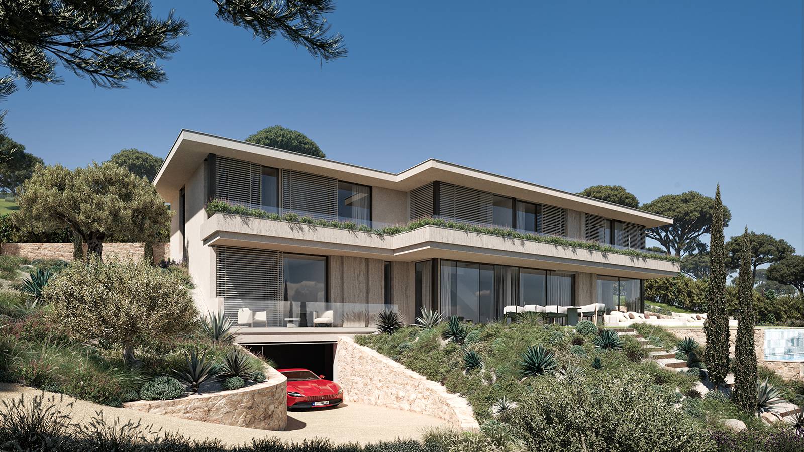 maison moderne luxe architecte Grimaud