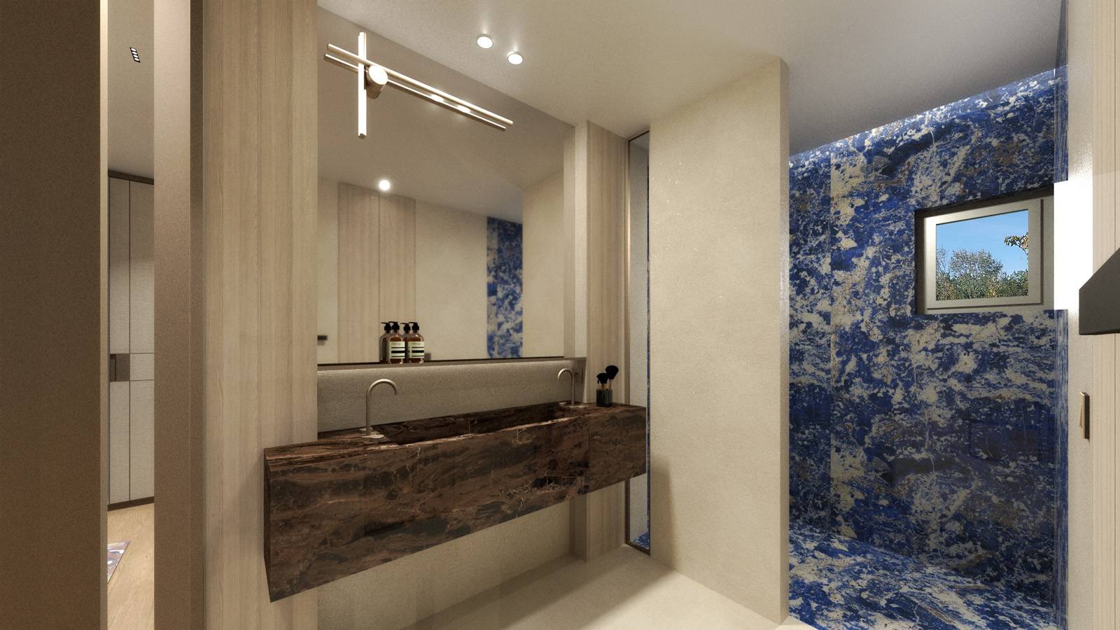 décoration intérieure salle de bain contemporaine luxe