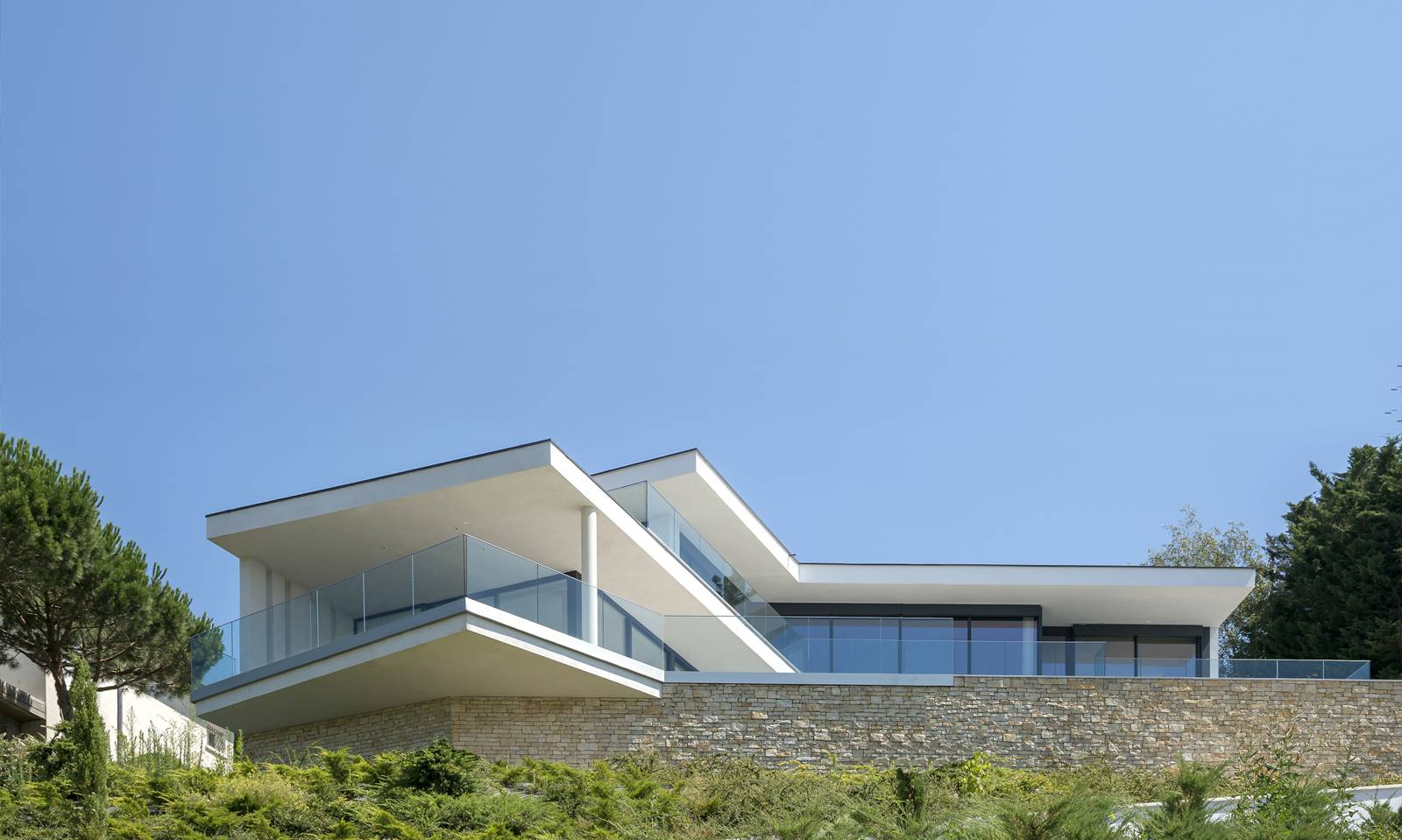 Maison contemporaine d'architecte avec vue à Lyon