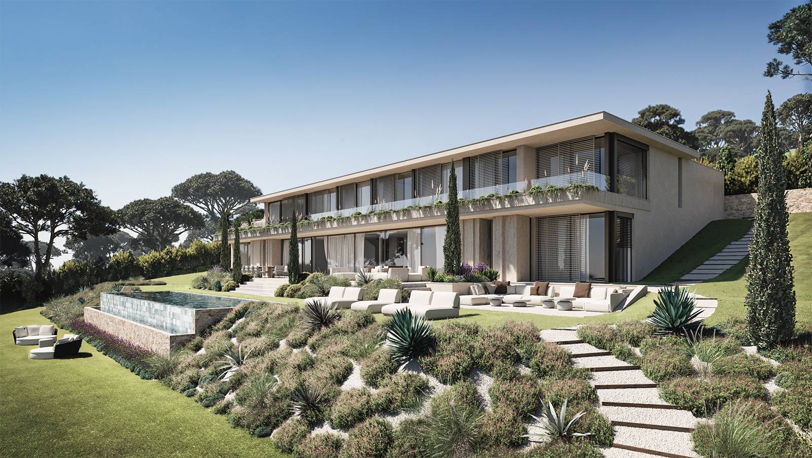 villa exceptionnelle d architecte à Grimaud Var