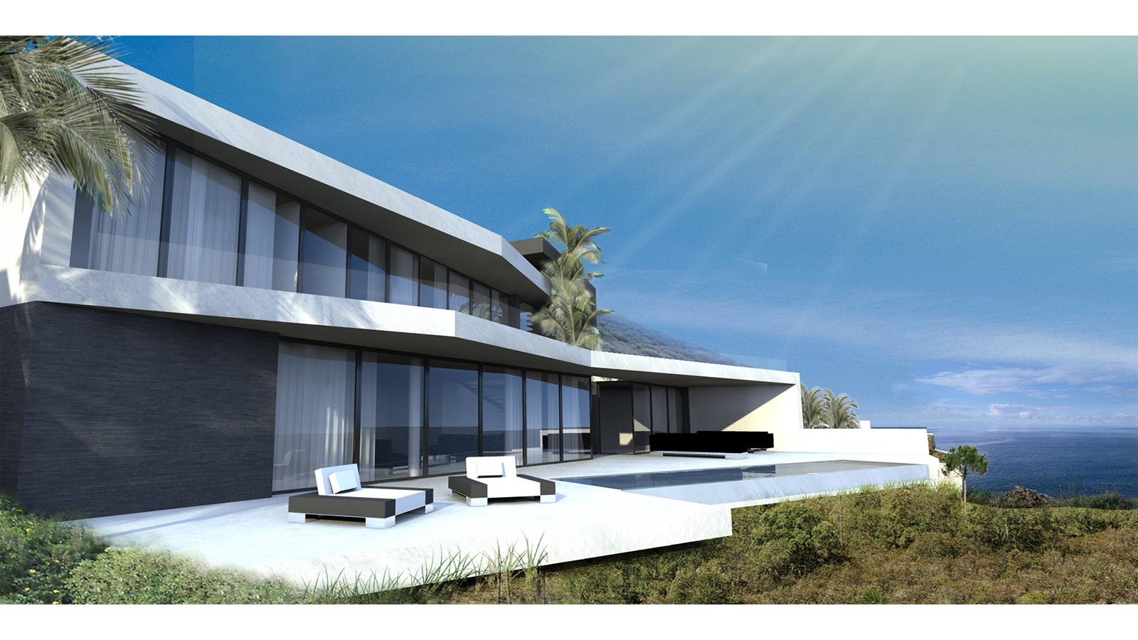 villa luxe vue mer à Ramatuelle